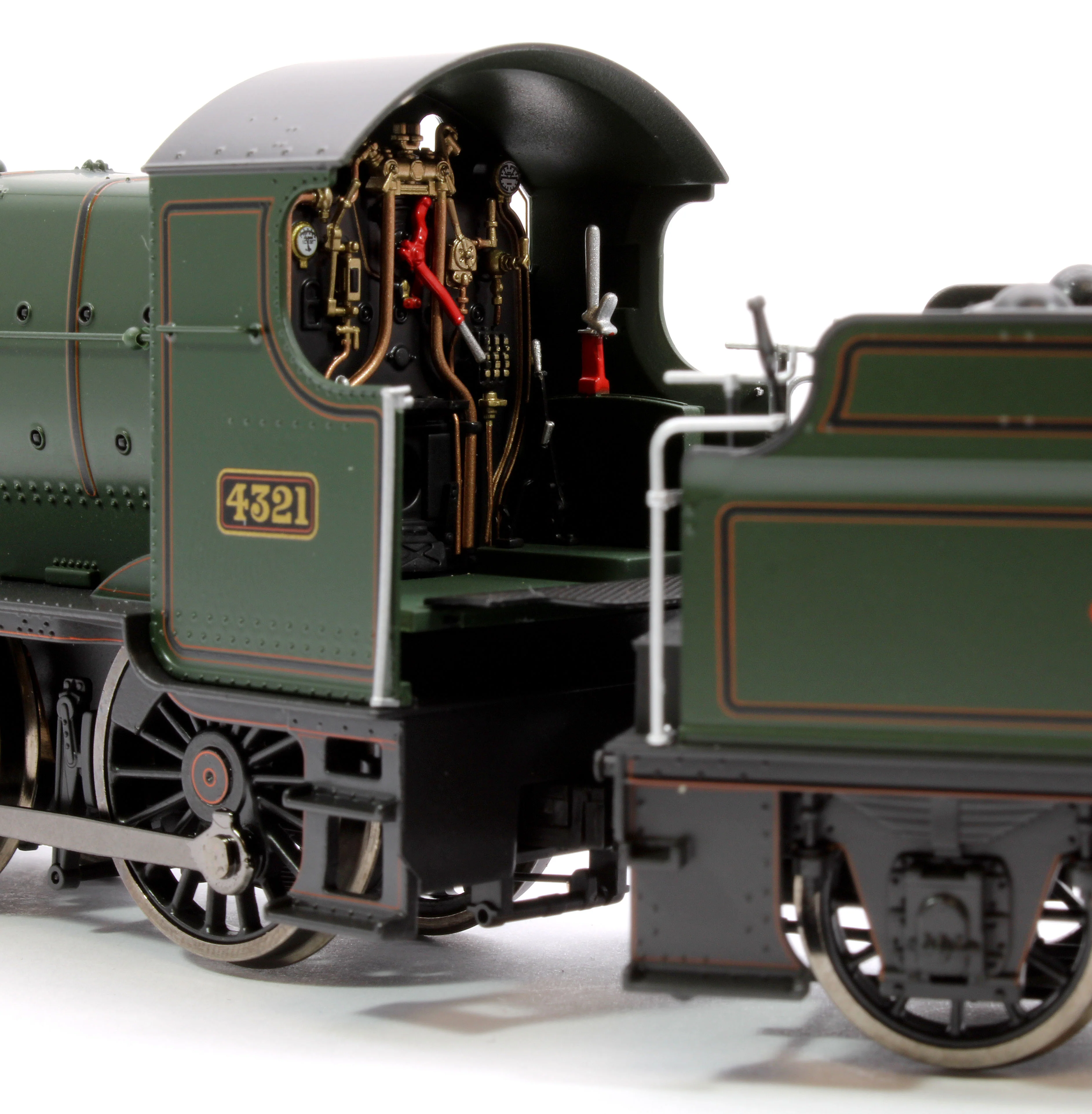 Pre-Owned 4S-043-009S GWR 43xx 2-6-0 Mogul 4321 Lined & Lettered Great Crest Western Steam Locomotive - DCC Sound - Image 8