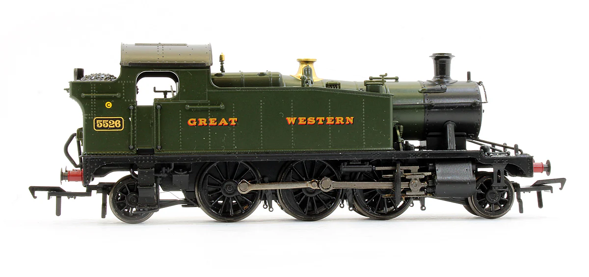 Pre-Owned 32-131A GWR 4575 Prairie Tank 5526 Great Western Green Steam Locomotive - Image 3