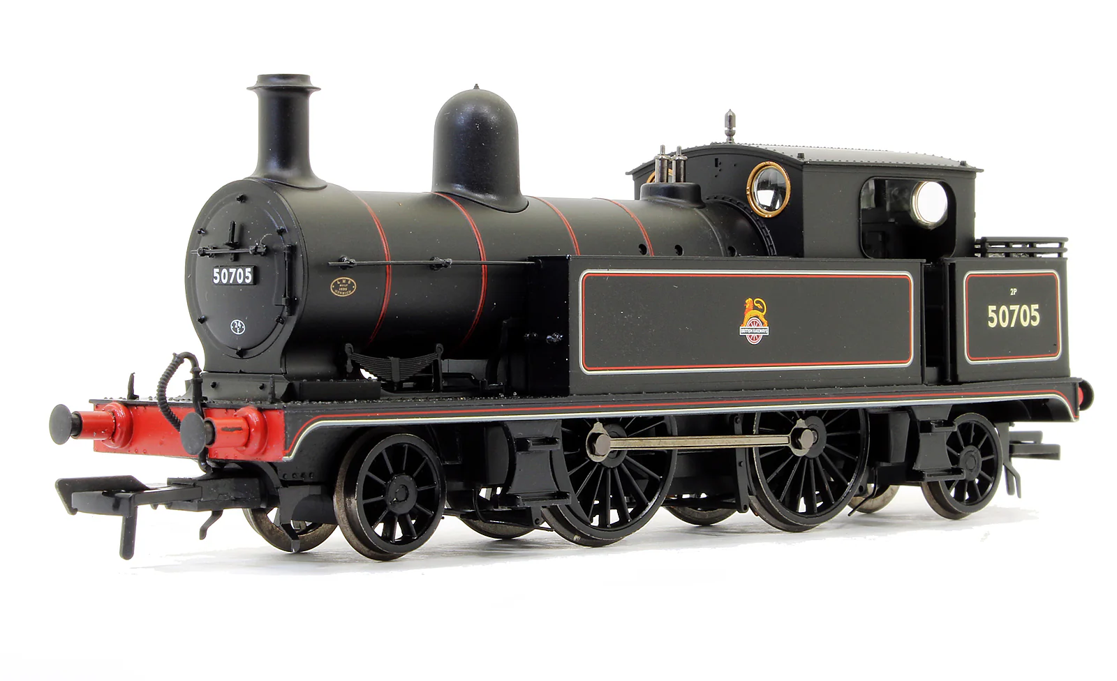 Pre-Owned 31-169 L&YR 2-4-2 tank 50705 BR Lined Black Early Emblem Steam Locomotive
