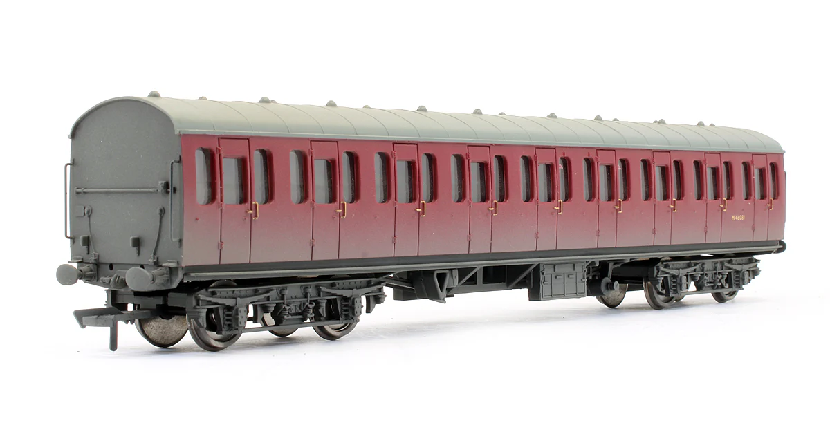 Pre-Owned MK1 Suburban Second Coach BR Crimson (Weathered) - Image 2