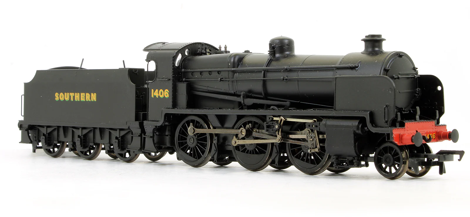 Pre-Owned 32-166 N Class 1406 Southern Black Steam Locomotive - DCC Fitted - Image 2