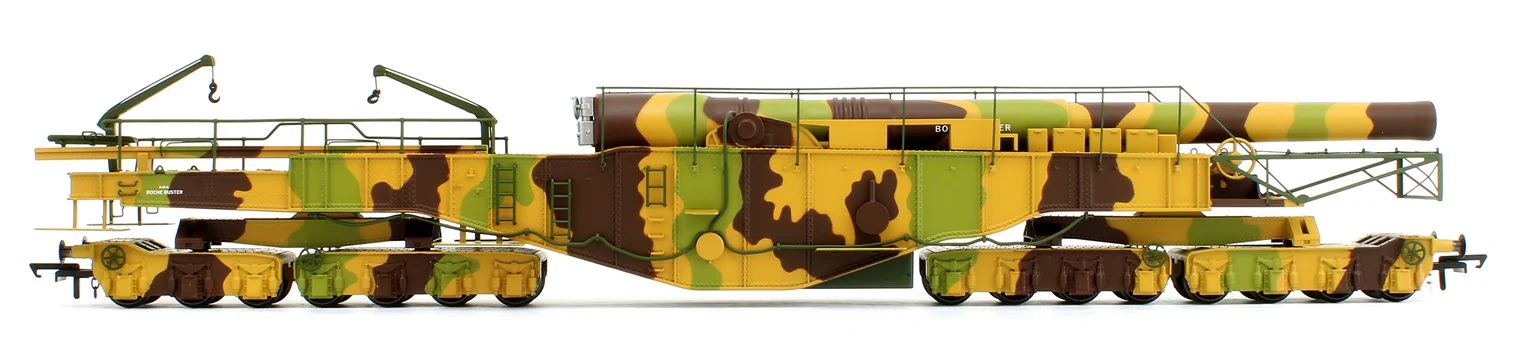 Pre-Owned Rail Gun Pack - WWI Boche Buster Camouflage Railgun with ROD 2330 Khaki 0-6-0 Dean Goods Locomotive - Image 7