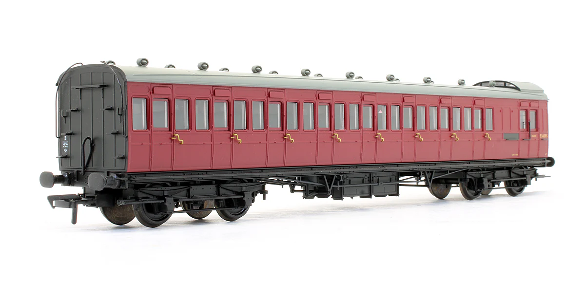 Pre-Owned SE&CR 60' Birdcage Brake Third Coach BR Crimson 'S5468S'