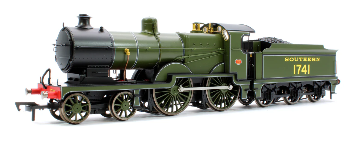 Pre-Owned 4S-027-003S SECR Maunsell D1 Class Southern SR Maunsell Olive Green 4-4-0 Steam Locomotive (with Top Feed) No.1741 - DCC Sound
