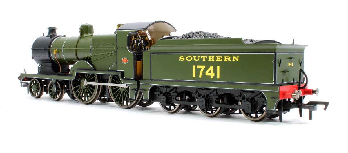 Pre-Owned 4S-027-003S SECR Maunsell D1 Class Southern SR Maunsell Olive Green 4-4-0 Steam Locomotive (with Top Feed) No.1741 - DCC Sound - Image 2