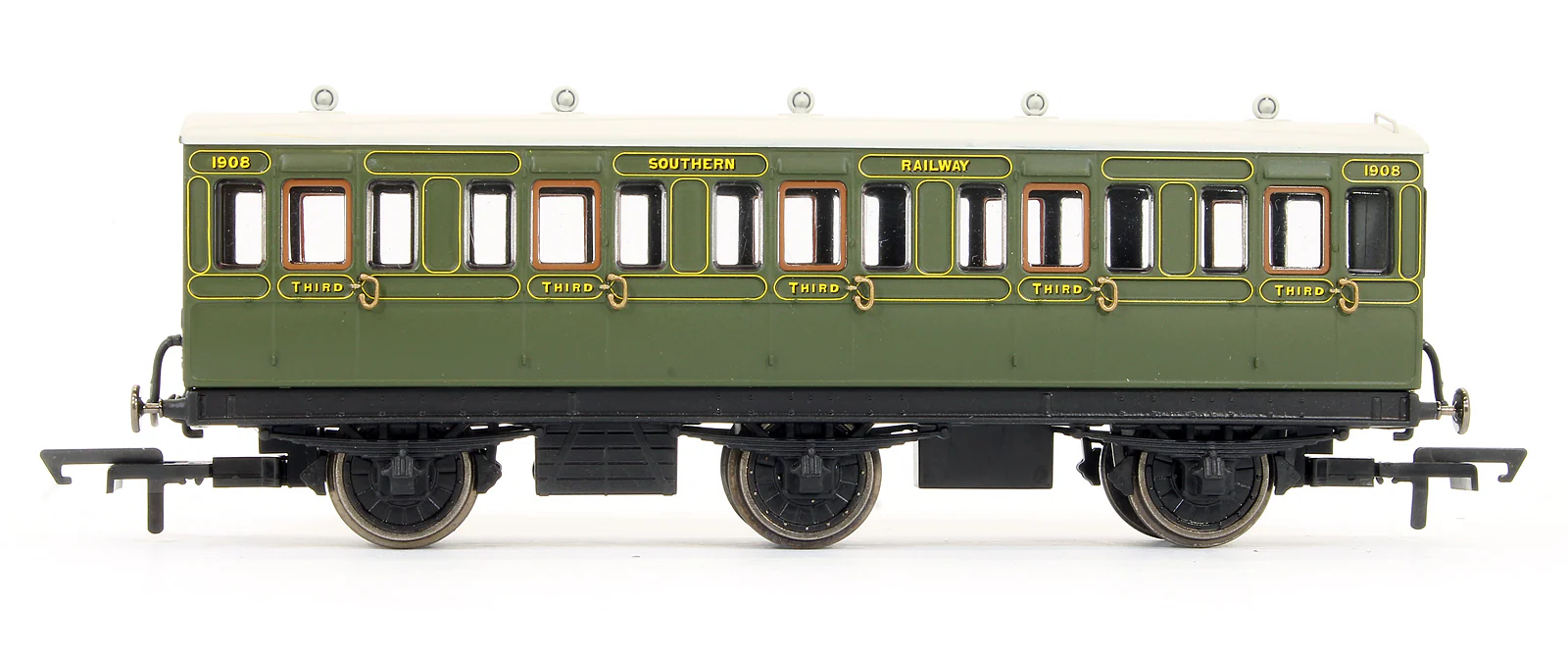 Pre-Owned R40086 SR 6 Wheel 3rd Class Coach No.1908 - Image 3