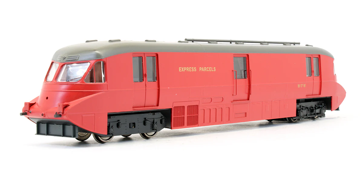 Pre-Owned Streamlined Railcar Express Parcels BR Crimson Locomotive No.17 - DCC Fitted - Image 2