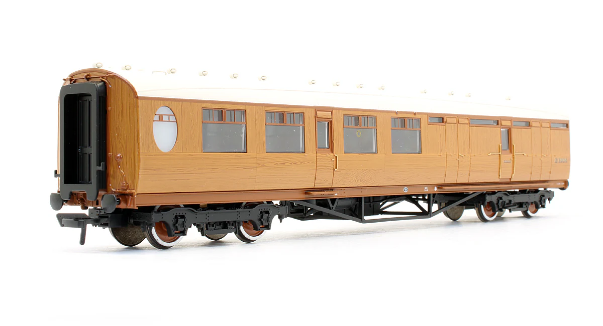 Pre-Owned 34-460 Thompson 3rd Class Brake Corridor Coach LNER Teak
