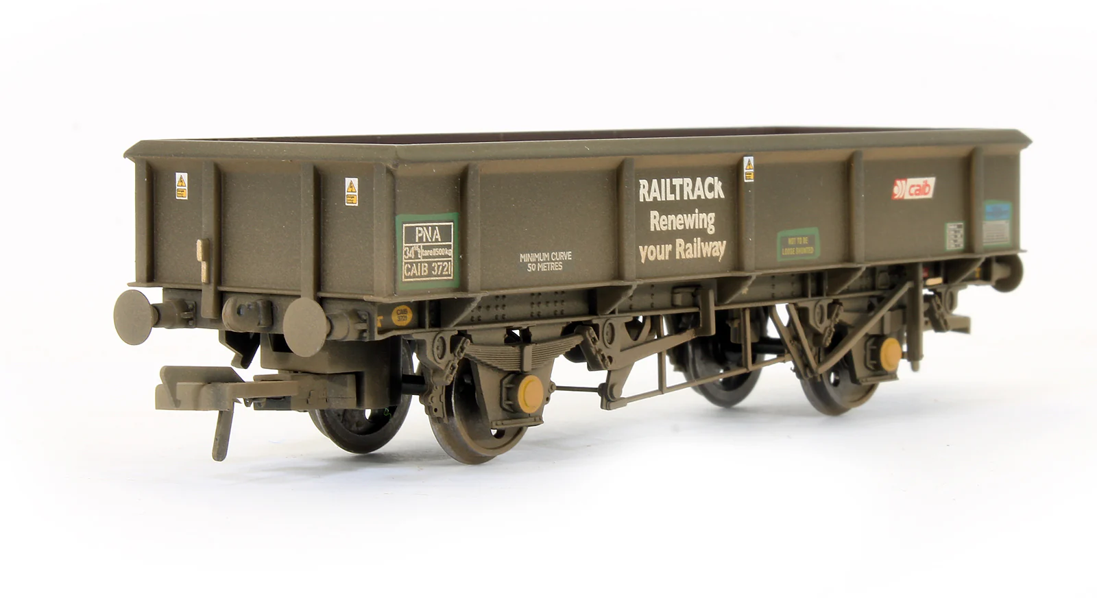 Pre-Owned Triple Pack 34 Tonne PNA Railtrack 5 Rib Wagons (Weathered) - Image 2