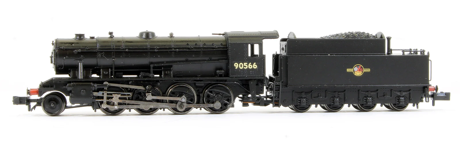 Pre-Owned 372-426 WD Austerity Class 90566 BR Black Late Crest Steam Locomotive - Image 4