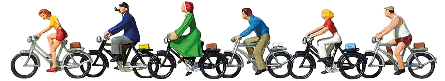 Cyclists (6) Exclusive Figure Set