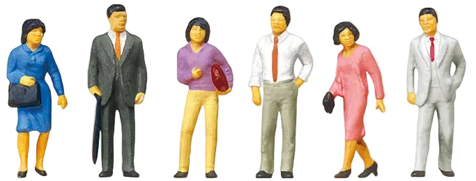 Japanese People (6) Exclusive Figure Set