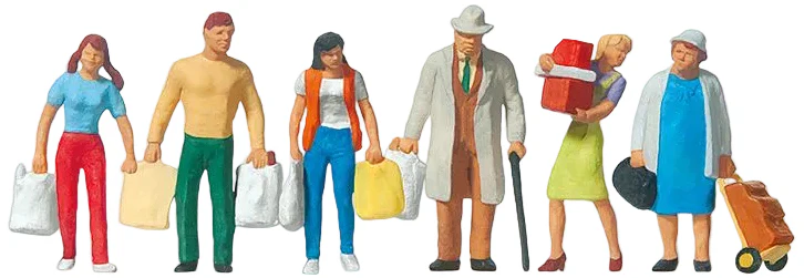 People Shopping (6) Exclusive Figure Set