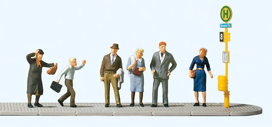 Waiting at the Tram Stop (6) Exclusive Figure Set