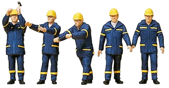 THW Workers 1999 (5) Exclusive Figure Set