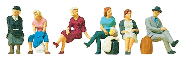 Seated Passengers (6) Exclusive Figure Set