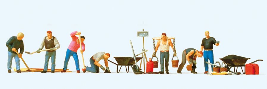 Road Resurfacing Scene (7) Exclusive Figure Set