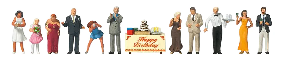 Birthday Party Scene (11) Exclusive Figure Set