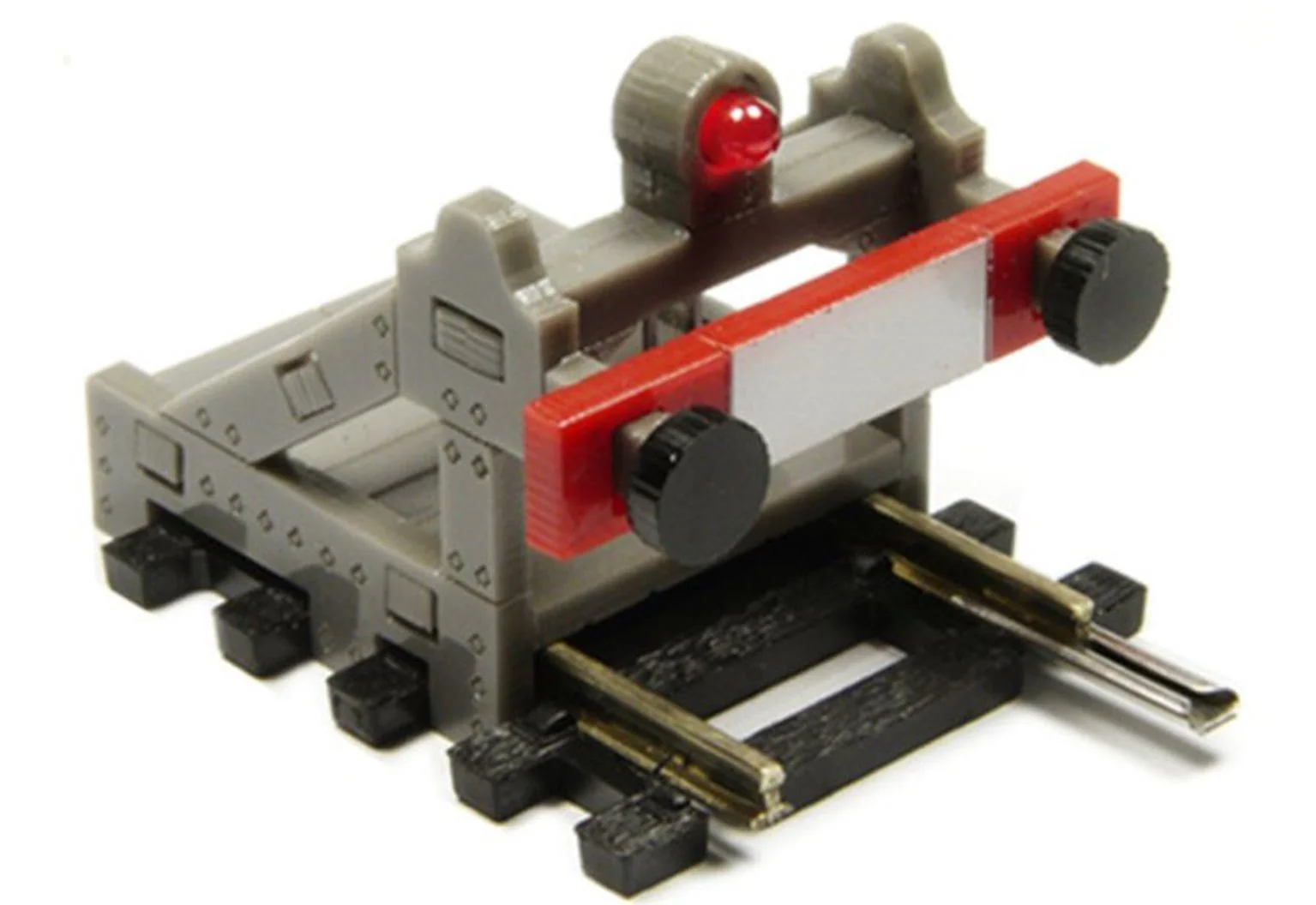 PBF-HO-03 HO/OO Scale Buffer Stop w/Light (DCC Wireless) Color Grey