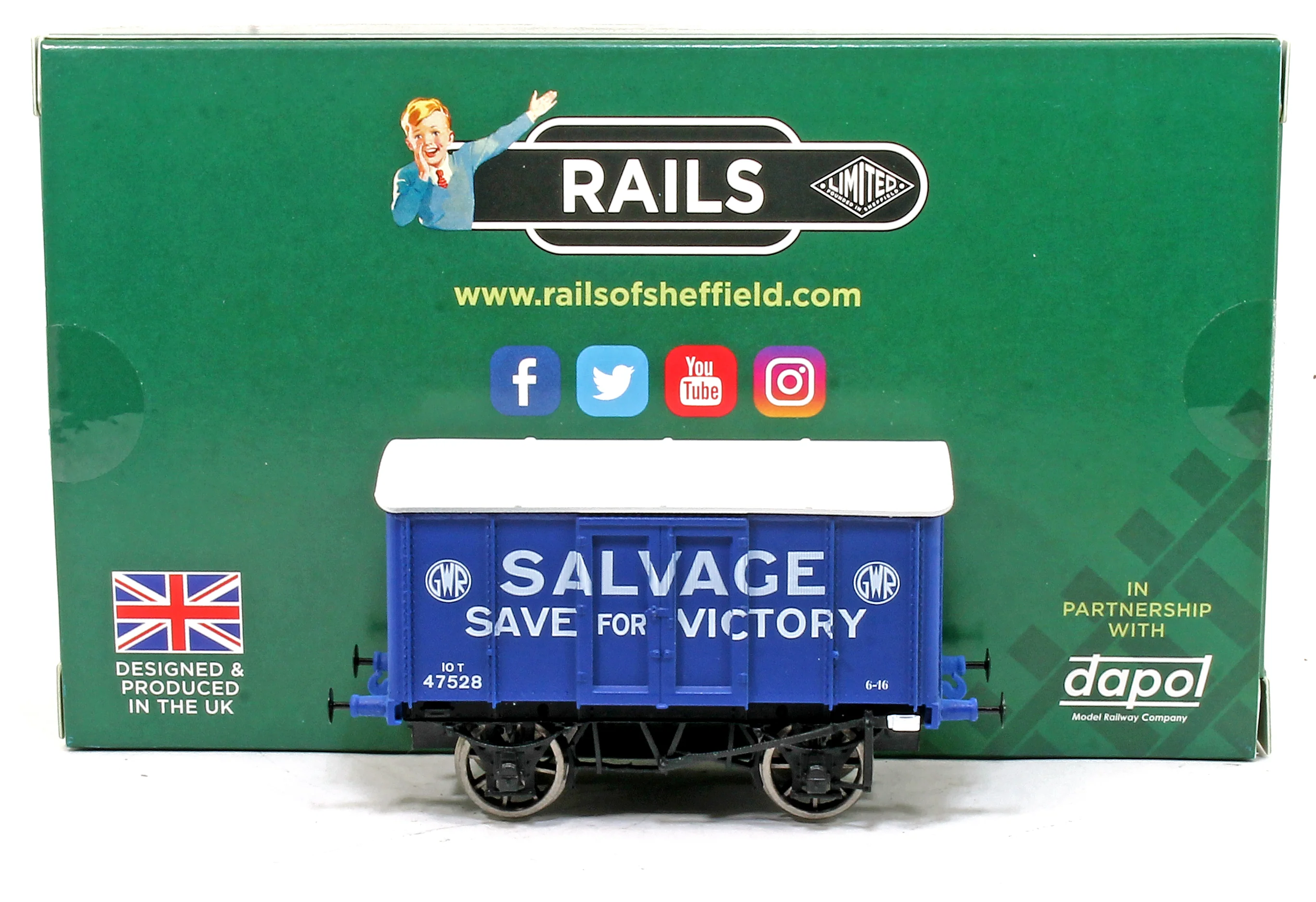 GWR Iron Mink "Salvage" Save for Victory Wagon No.47528 - Image 5
