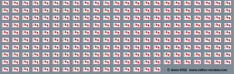 Overhead Warning Electrification Flashes: 1980-90s OO Gauge Waterslide Decals Transfer
