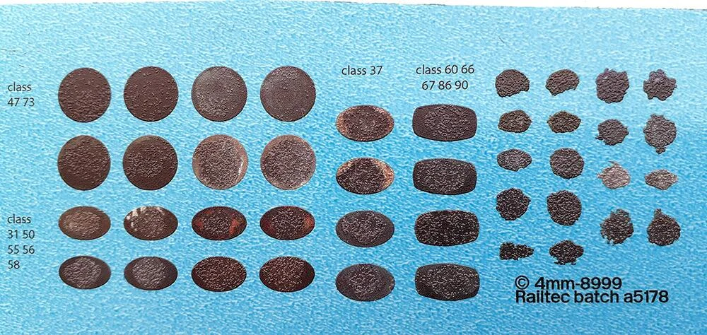 3D Oil and Grease Effect for Buffers OO Gauge Waterslide Decals Transfer