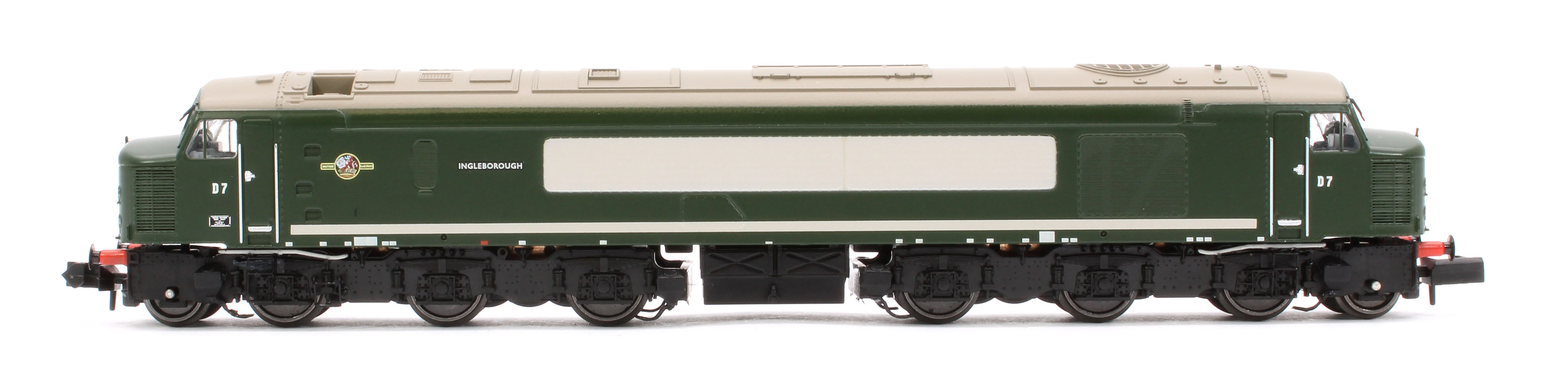 948502 Class 44 D7 "Ingleborough" Plain BR Green Diesel Locomotive (DCC Sound) - Image 5