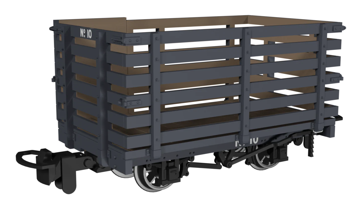 Livestock Wagon - Plain Dark Grey No.10