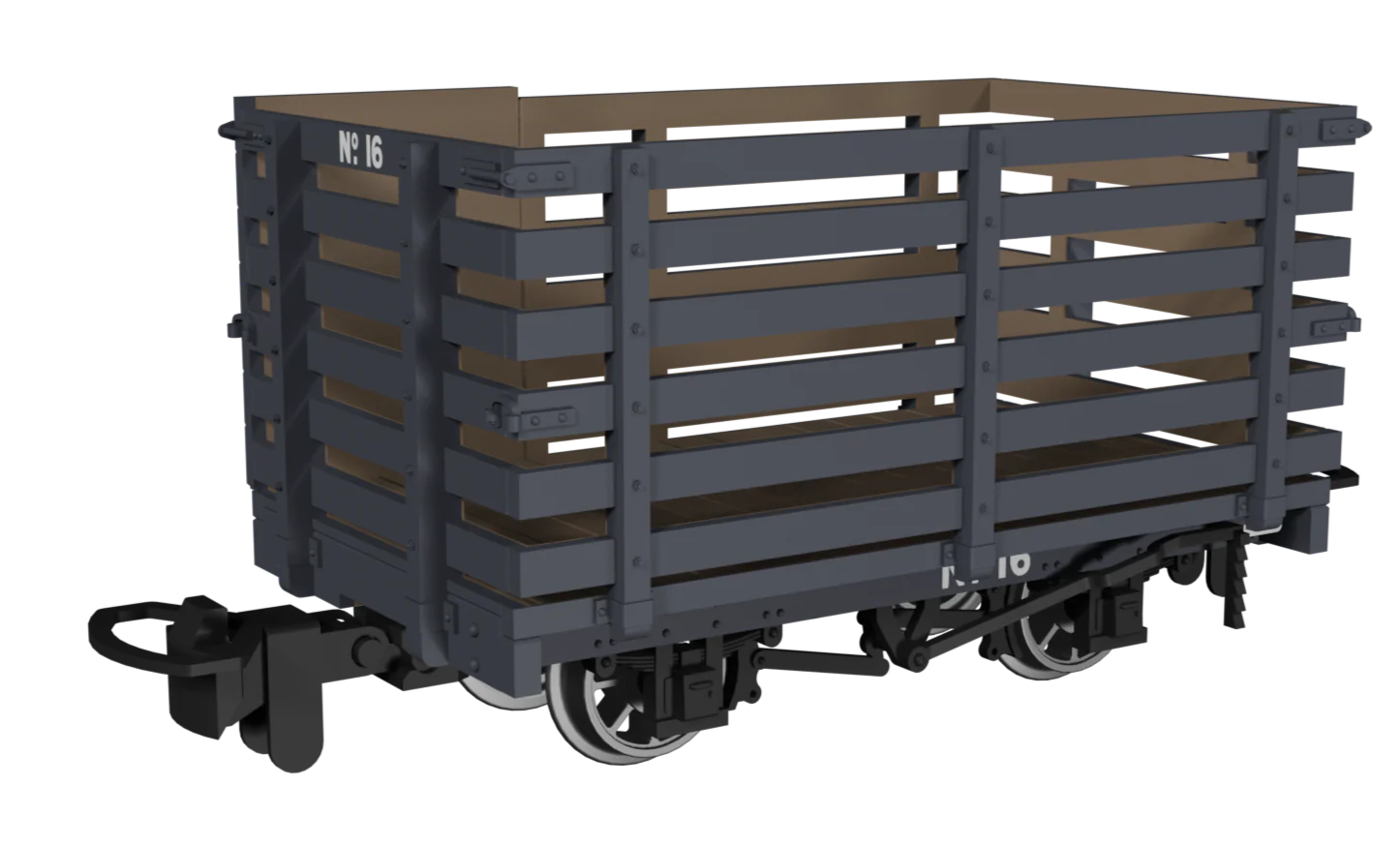 Livestock Wagon - Plain Dark Grey No.16