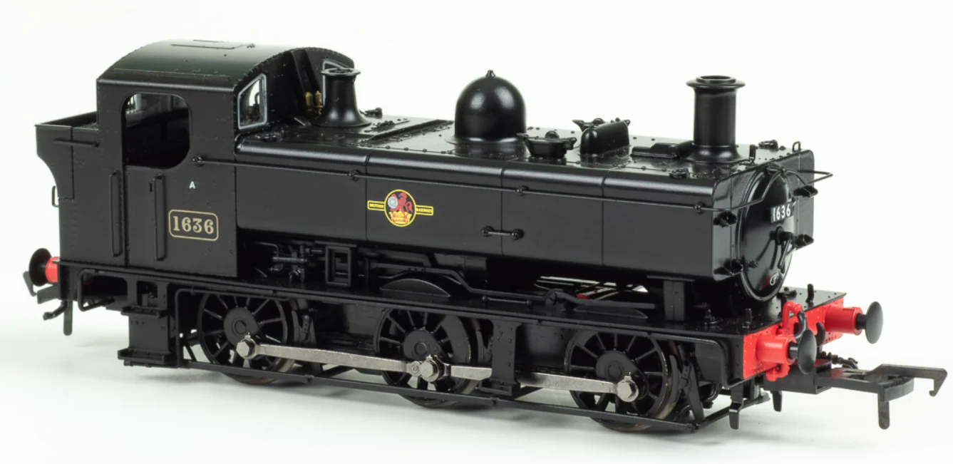 Rapido Class 16XX BR Black Late Crest No.1636 Steam Locomotive - Image 2