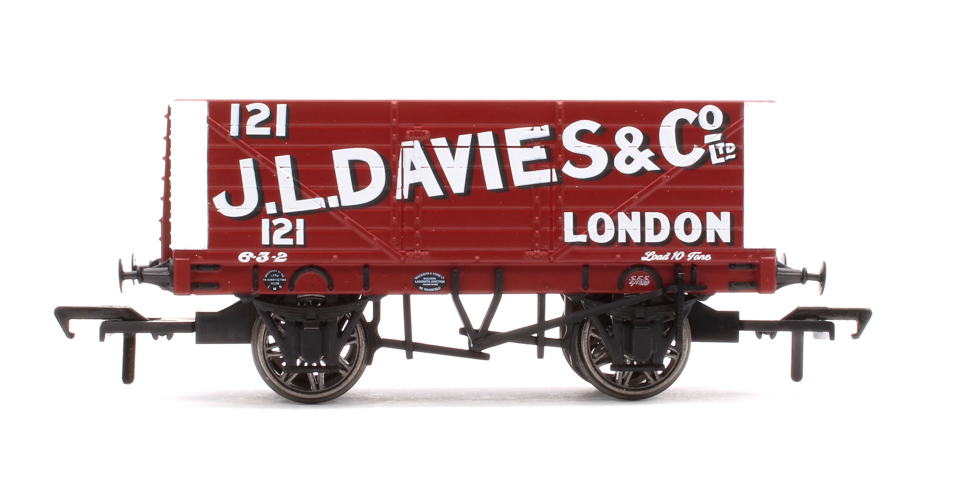 967422 7 Plank 1907 Private Owner Wagon J L Davies & Co No.121 - Image 2