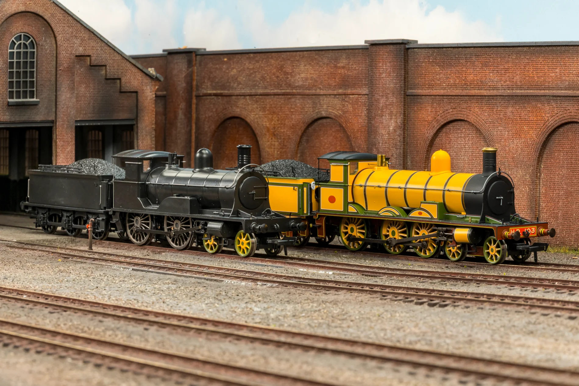 Highland Railway Loch Class 4-4-0 No.14384 'Loch Laggan' LMS Lined Black Steam Locomotive - DCC Sound - Image 8