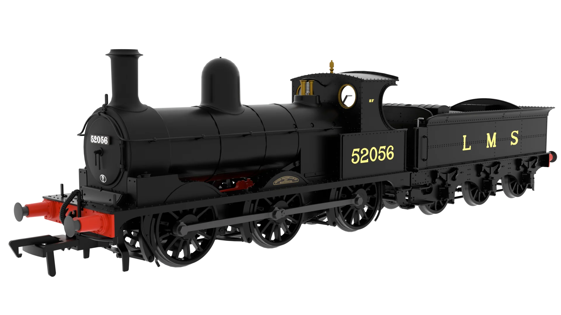 817508 Class 25 'Ironclad' 0-6-0 No.52056 Lancashire & Yorkshire LMS Livery Steam Locomotive - DCC Sound