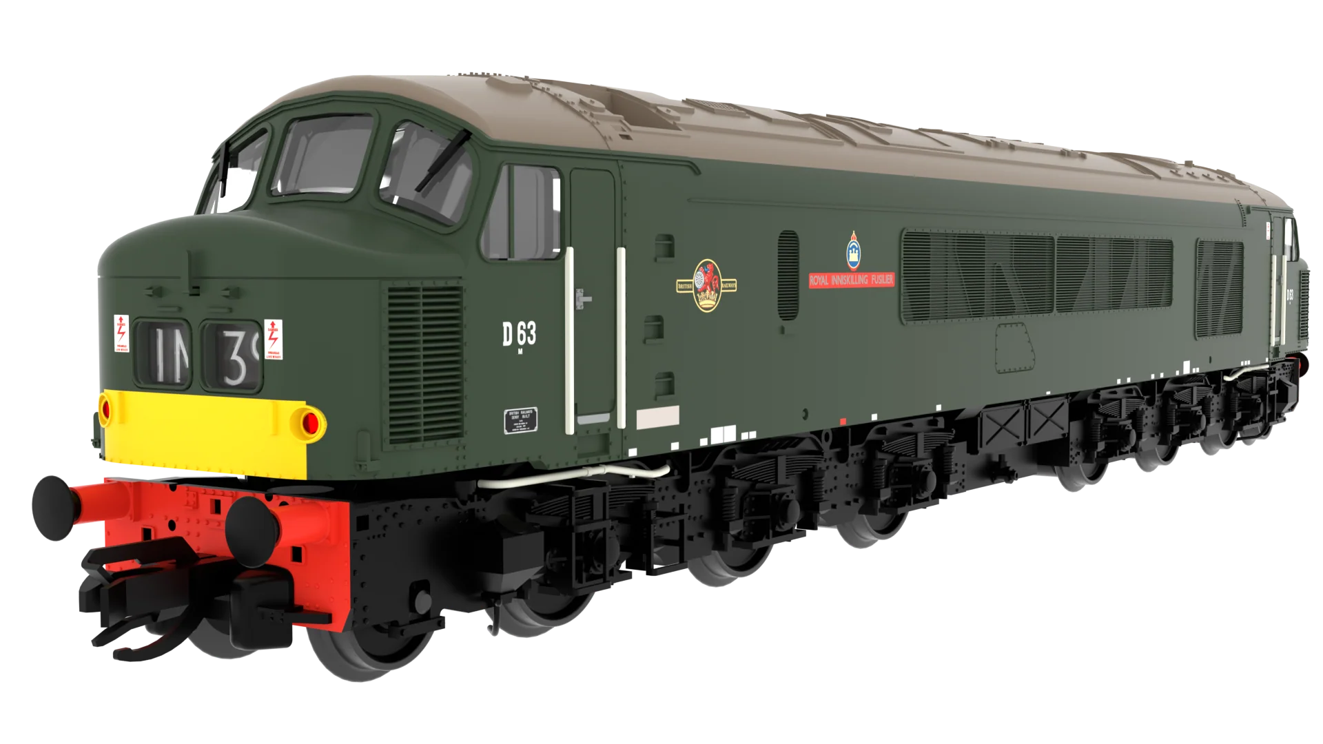 823103 Class 45 'Peak' D63 "Royal Inniskilling Fusilier" BR Economy Green Diesel Locomotive