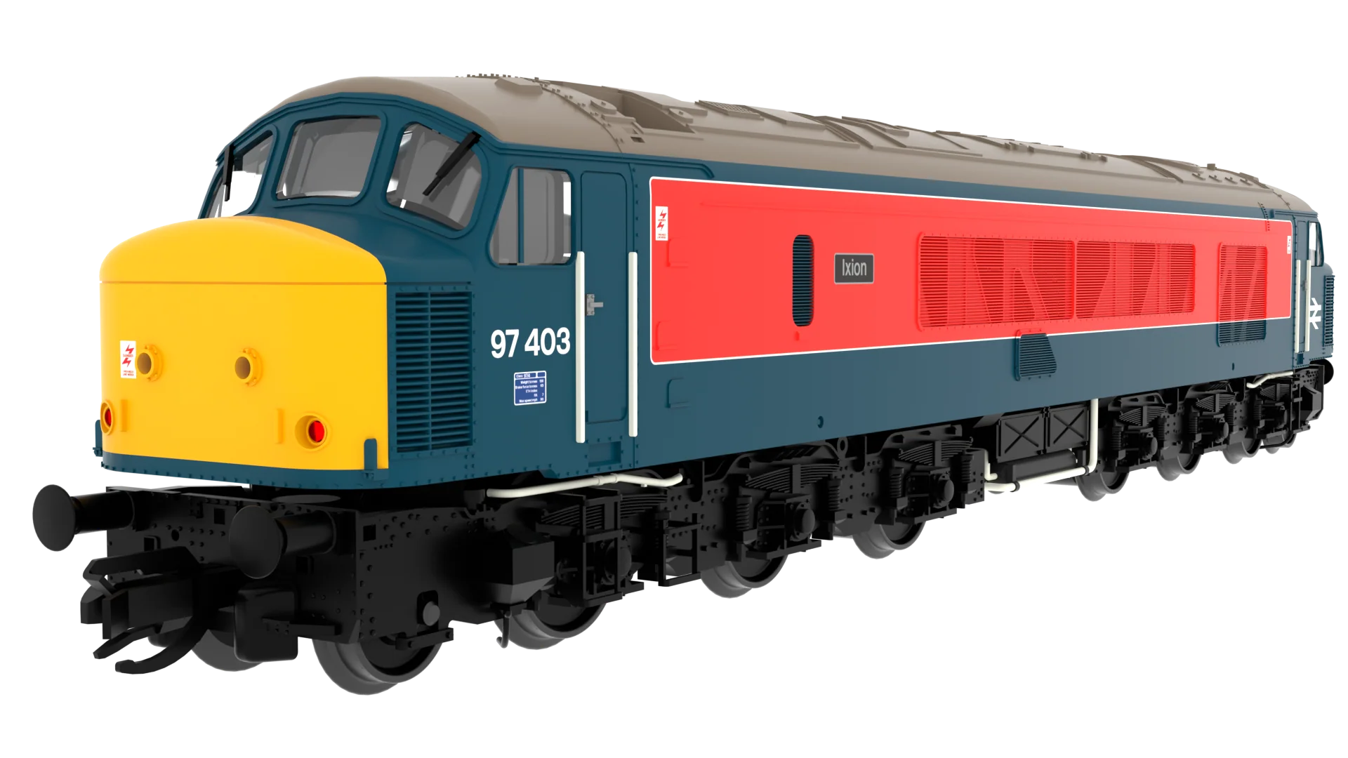 823206 Class 46 'Peak' 97403 Ixion RTC Blue/Red With Sealed Beam Headlights Diesel Locomotive