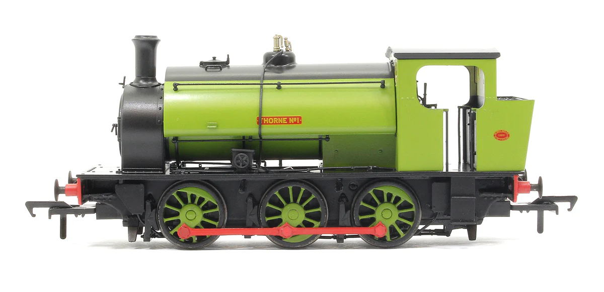 16" Hunslet "Thorne No.1" Plain Green - Steam Tank Locomotive - Image 5