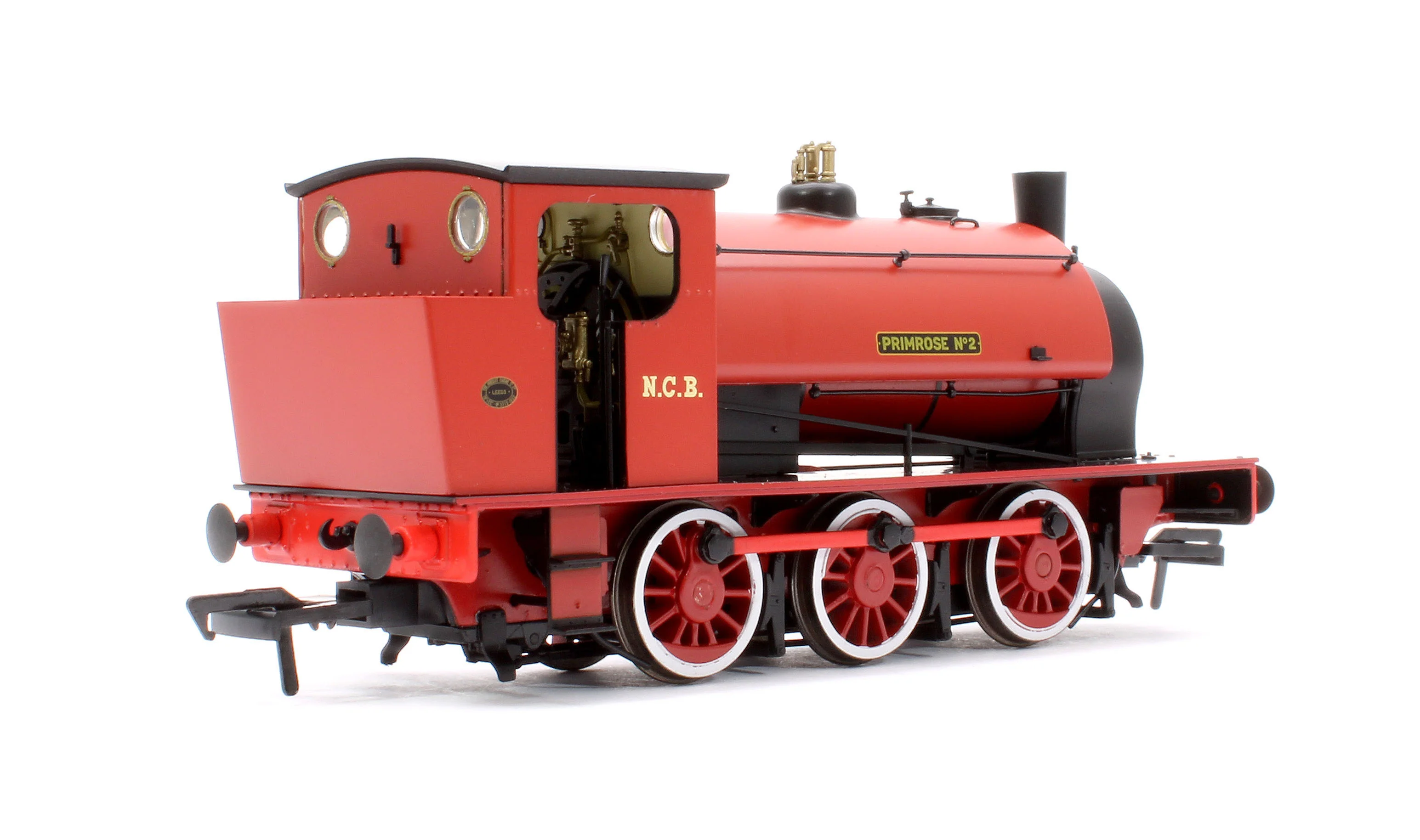 16” Hunslet "Primrose No. 2", NCB red with stovepipe chimney, No. 3715 (as preserved at Embsay in the 1970s) - Steam Tank Locomotive (DCC Ready) - Image 3
