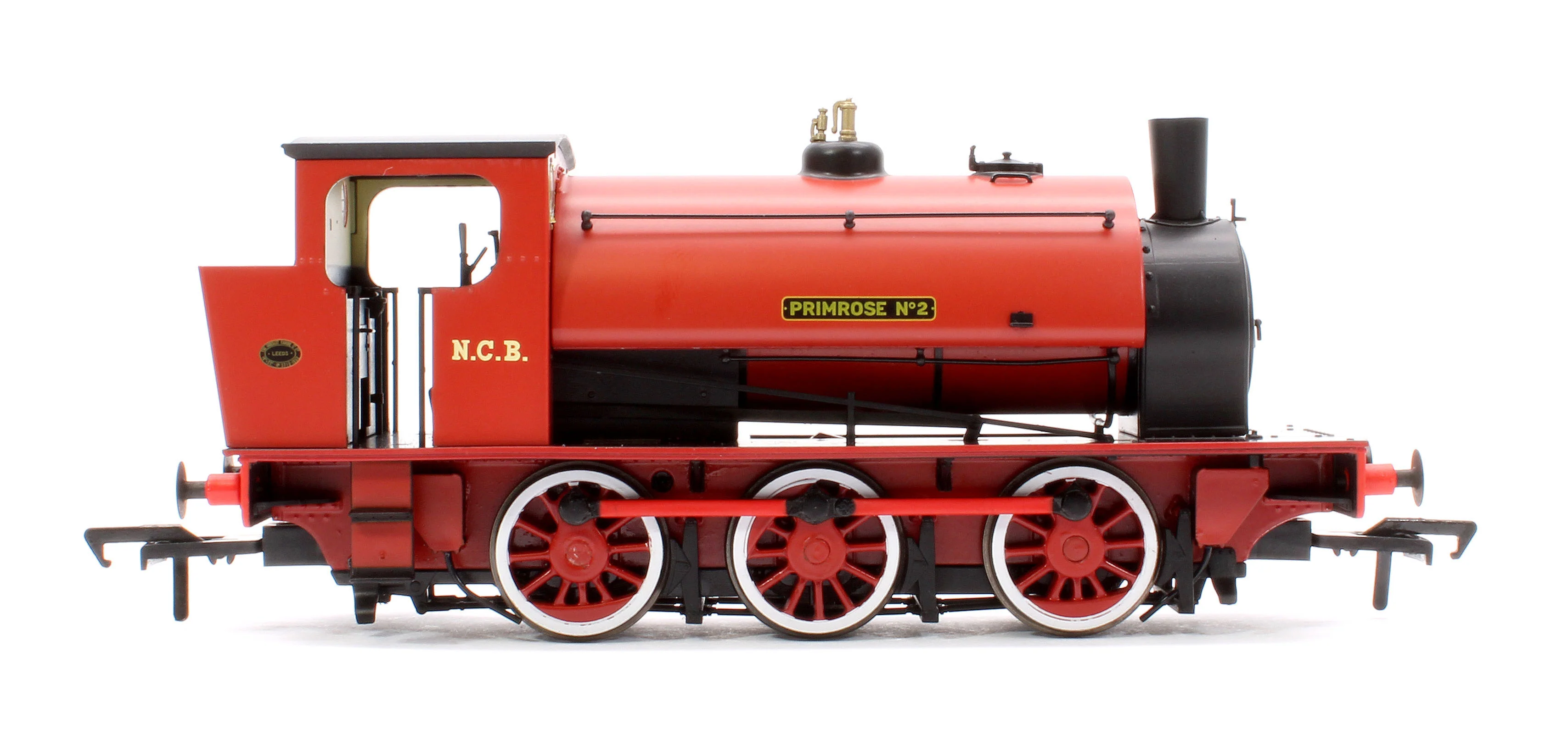 16” Hunslet "Primrose No. 2", NCB red with stovepipe chimney, No. 3715 (as preserved at Embsay in the 1970s) - Steam Tank Locomotive (DCC Ready) - Image 6