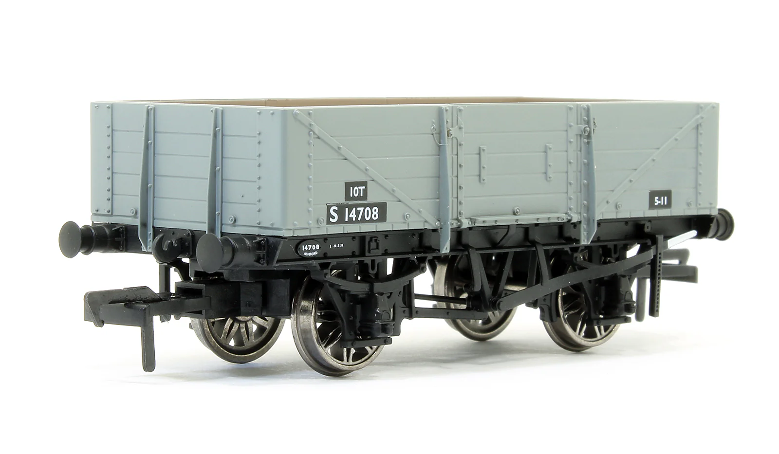 SECR 1349 5 Plank Open Wagon - BR Grey #S14708 - Image 2
