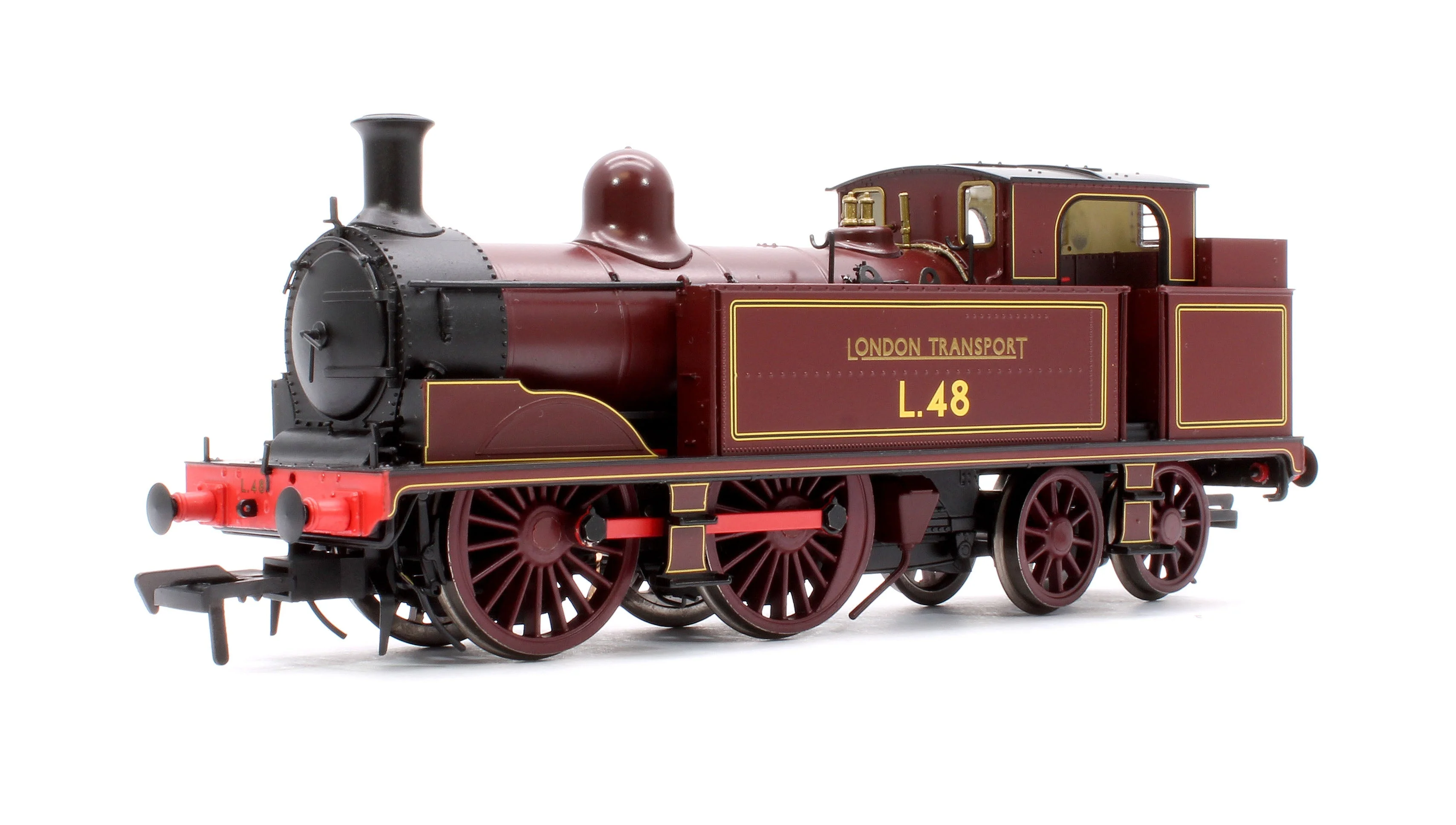 Pre-Owned Metropolitan Railway E Class No. 1 0-4-4T No. L48, London Transport Lined Maroon - Steam Tank Locomotive - DCC Sound Fitted