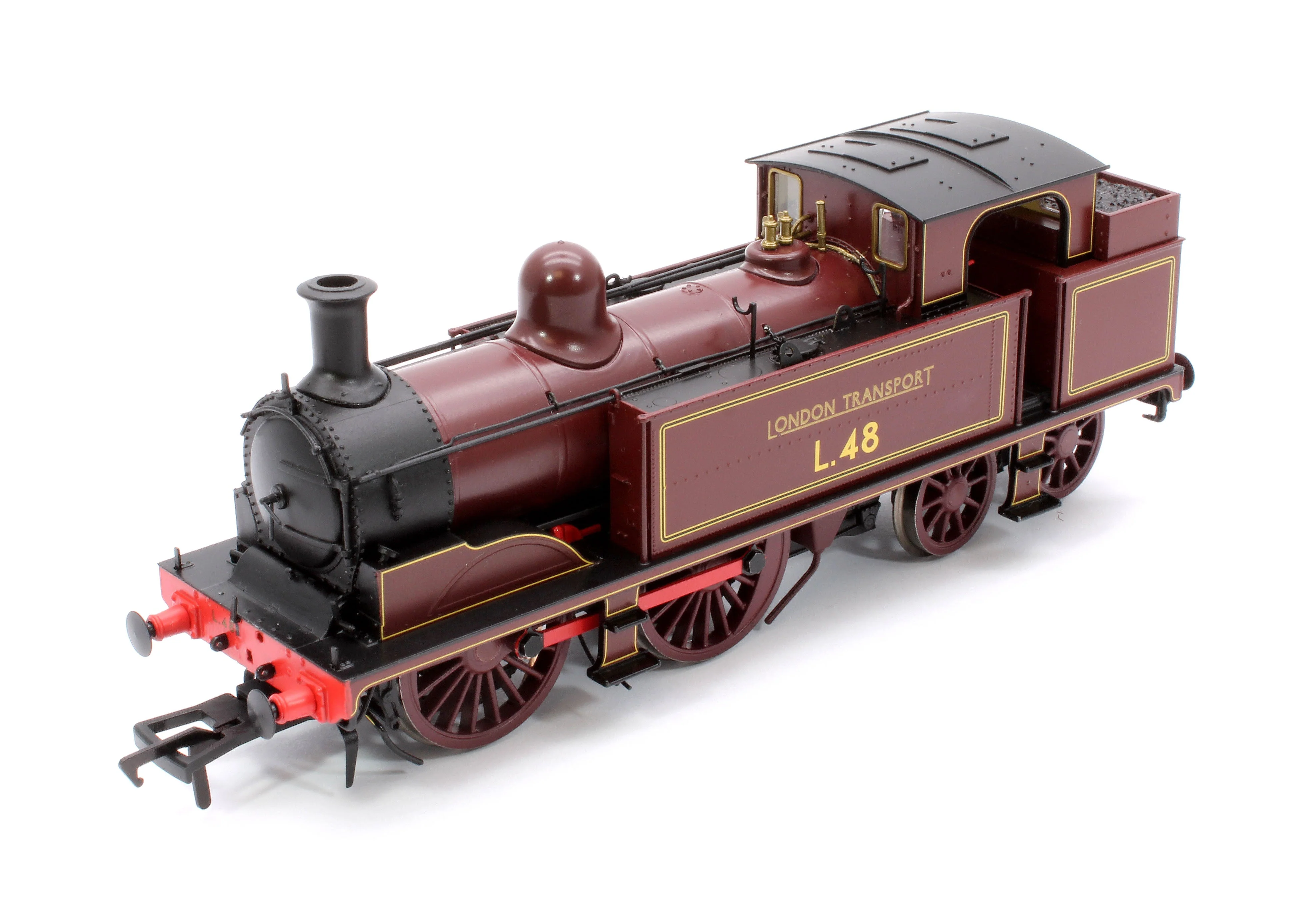 Pre-Owned Metropolitan Railway E Class No. 1 0-4-4T No. L48, London Transport Lined Maroon - Steam Tank Locomotive - DCC Sound Fitted - Image 10