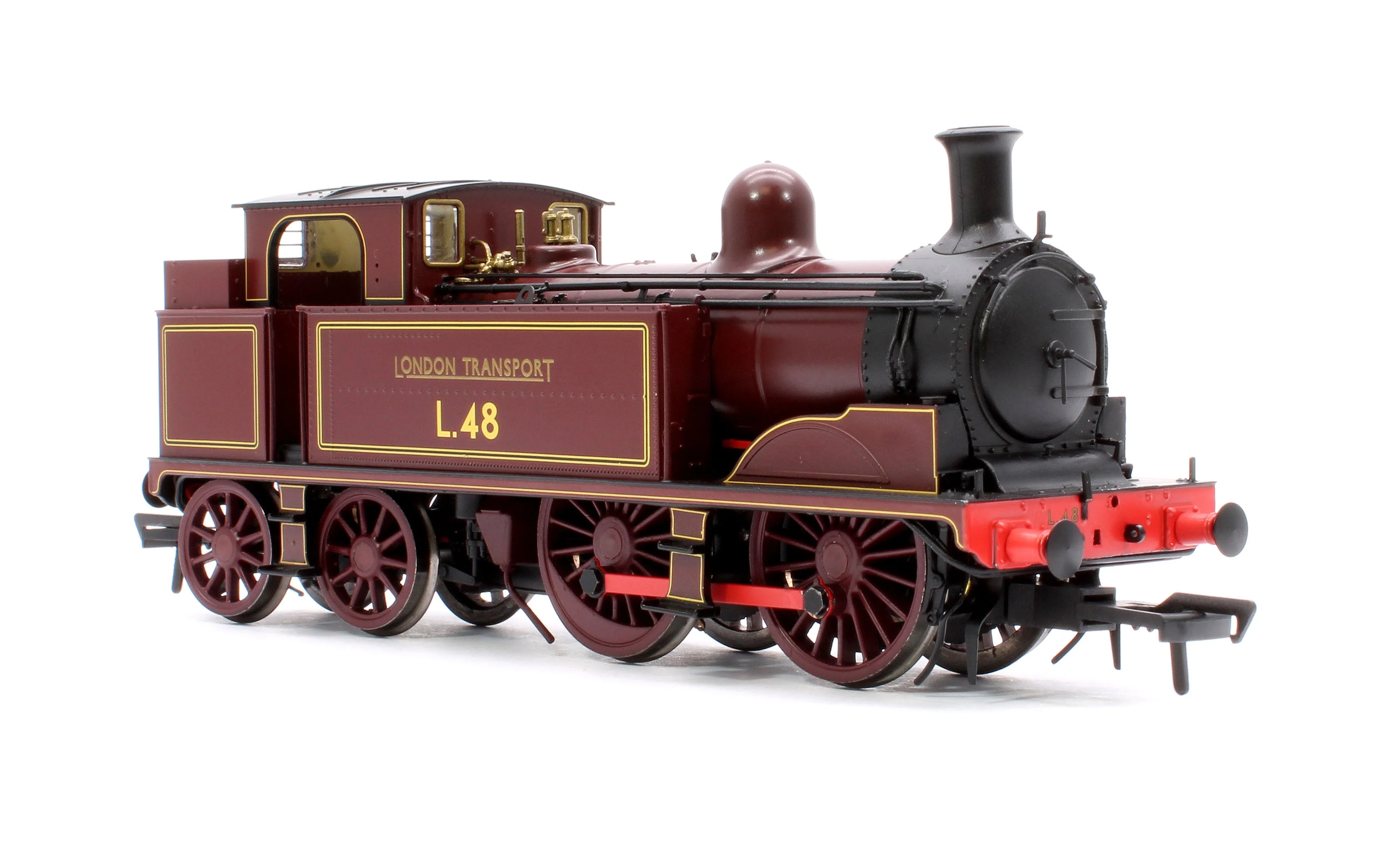 Pre-Owned Metropolitan Railway E Class No. 1 0-4-4T No. L48, London Transport Lined Maroon - Steam Tank Locomotive - DCC Sound Fitted - Image 4