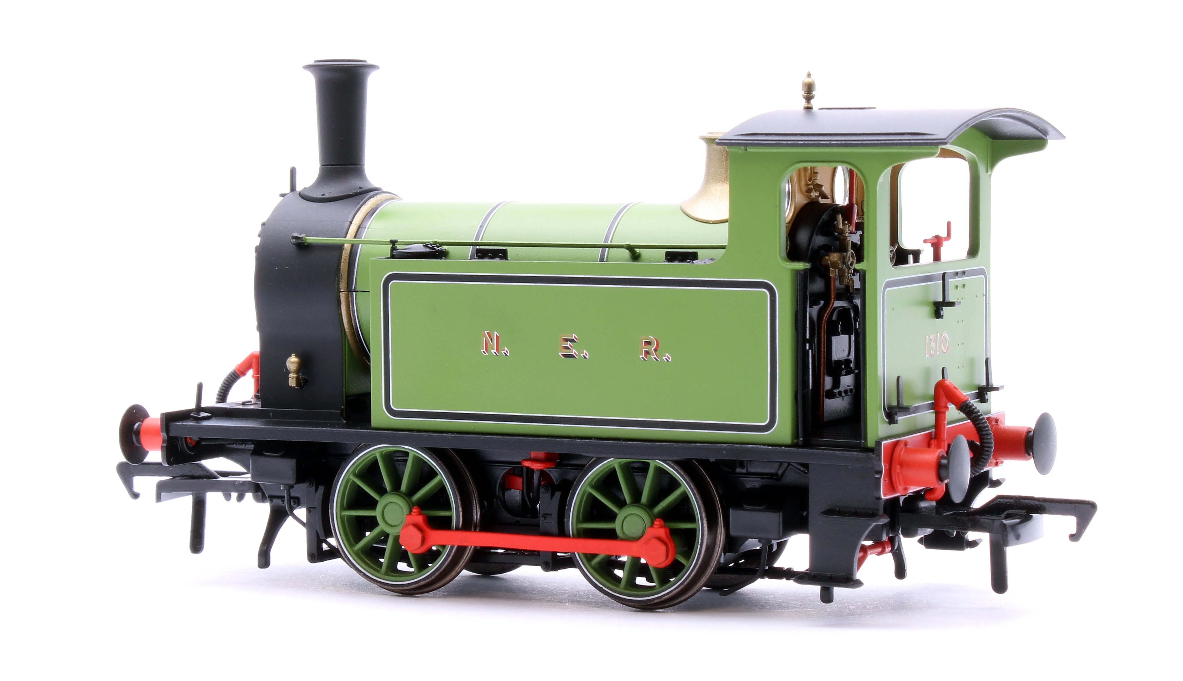 932002 NER H Class - No.1310 NER Simplified Saxony Green Livery (as preserved) Steam Locomotive - Image 4