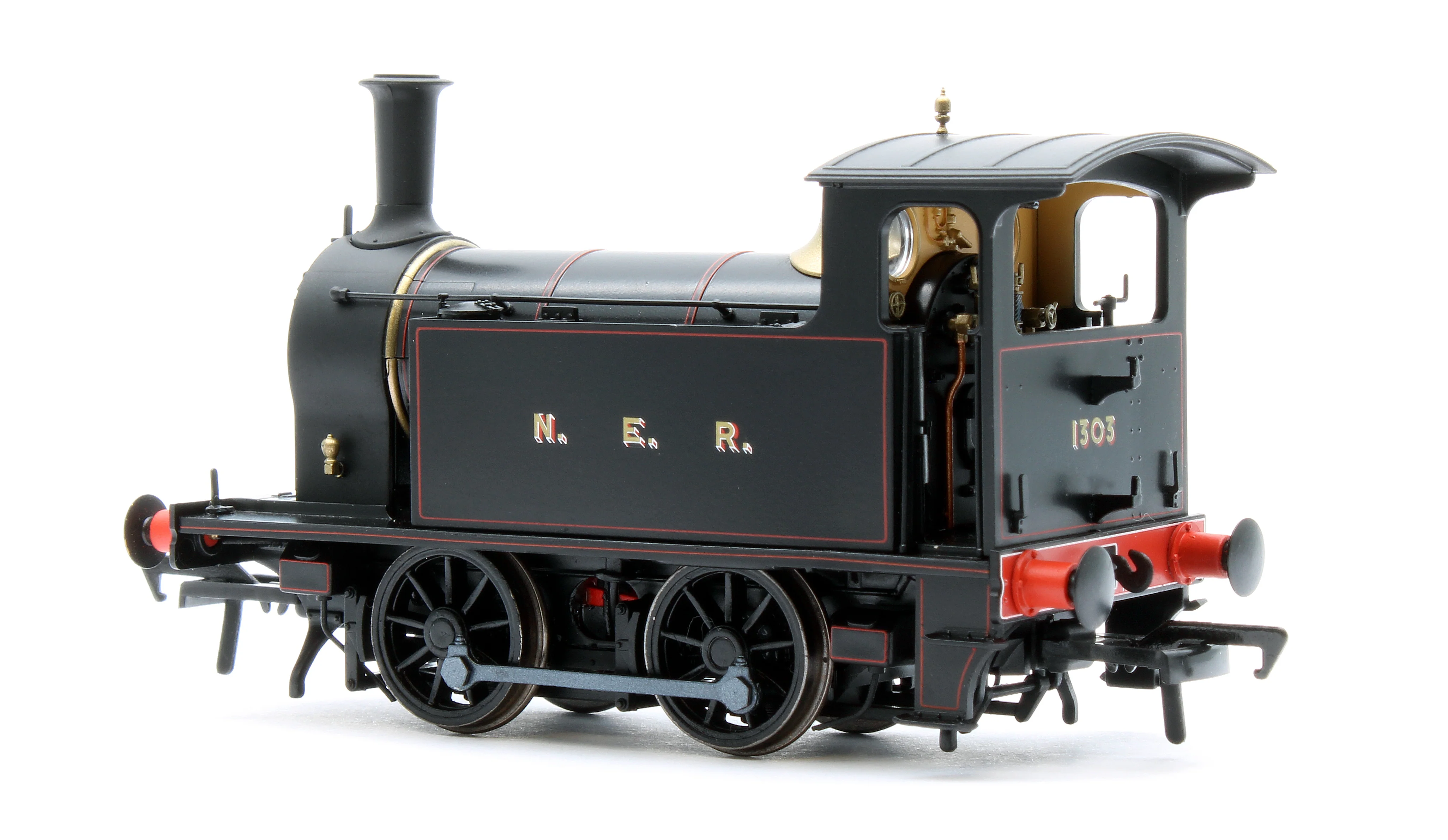 NER H Class - No.1303 NER Lined Black Steam Locomotive - DCC Sound - Image 4