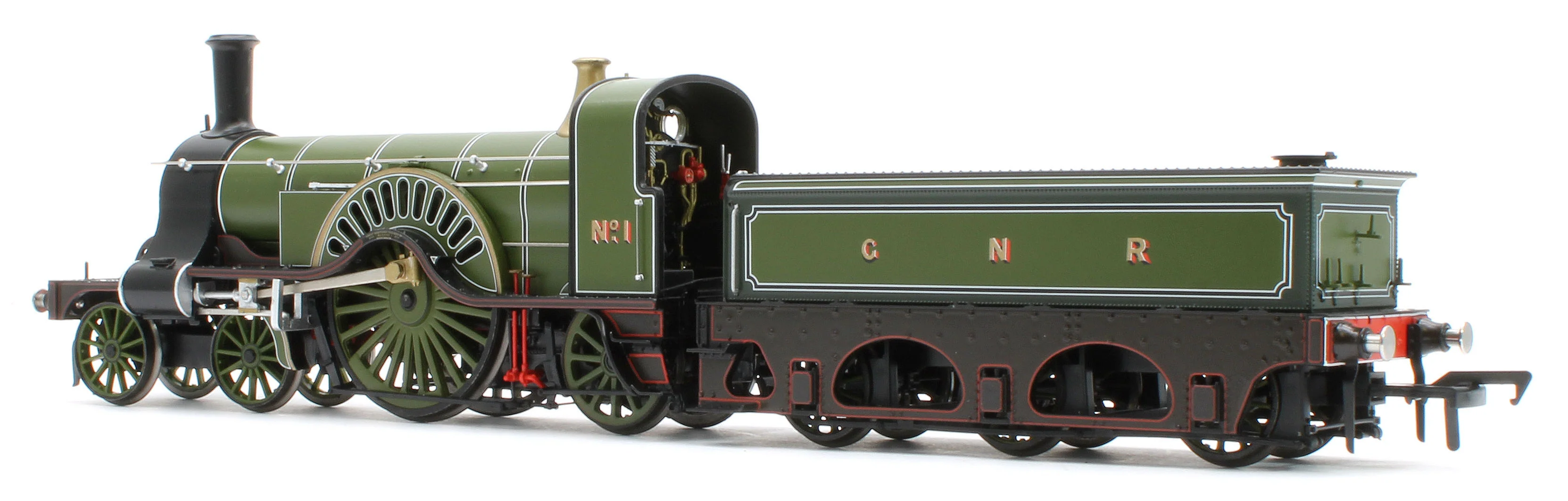 947503 GNR Stirling Single 4-2-2 No.1 '200 Years Special' (Locomotion Models Exclusive) Steam Locomotive - DCC Sound - Image 5