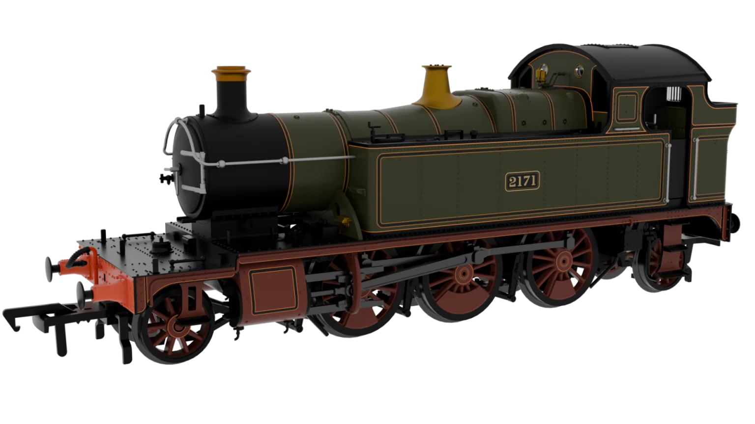 GWR 45xx No.2171 GWR Lined Green (pre-1906) Steam Locomotive - DCC Sound