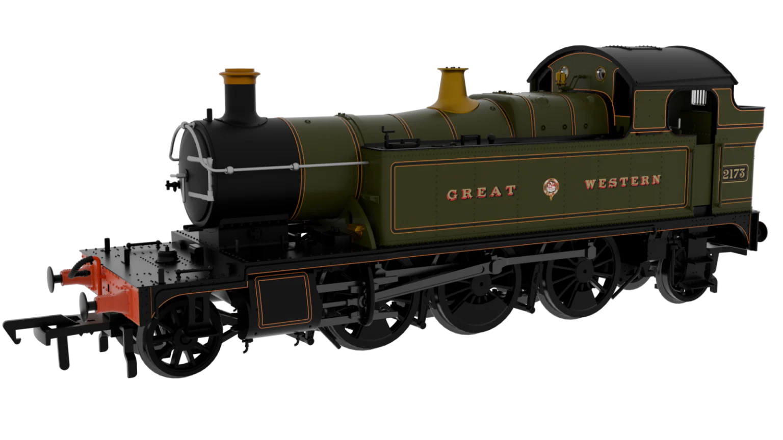 GWR 45xx No.2173 Great Western Lined Green with Garter Crest (pre-WW1) Steam Locomotive - DCC Sound