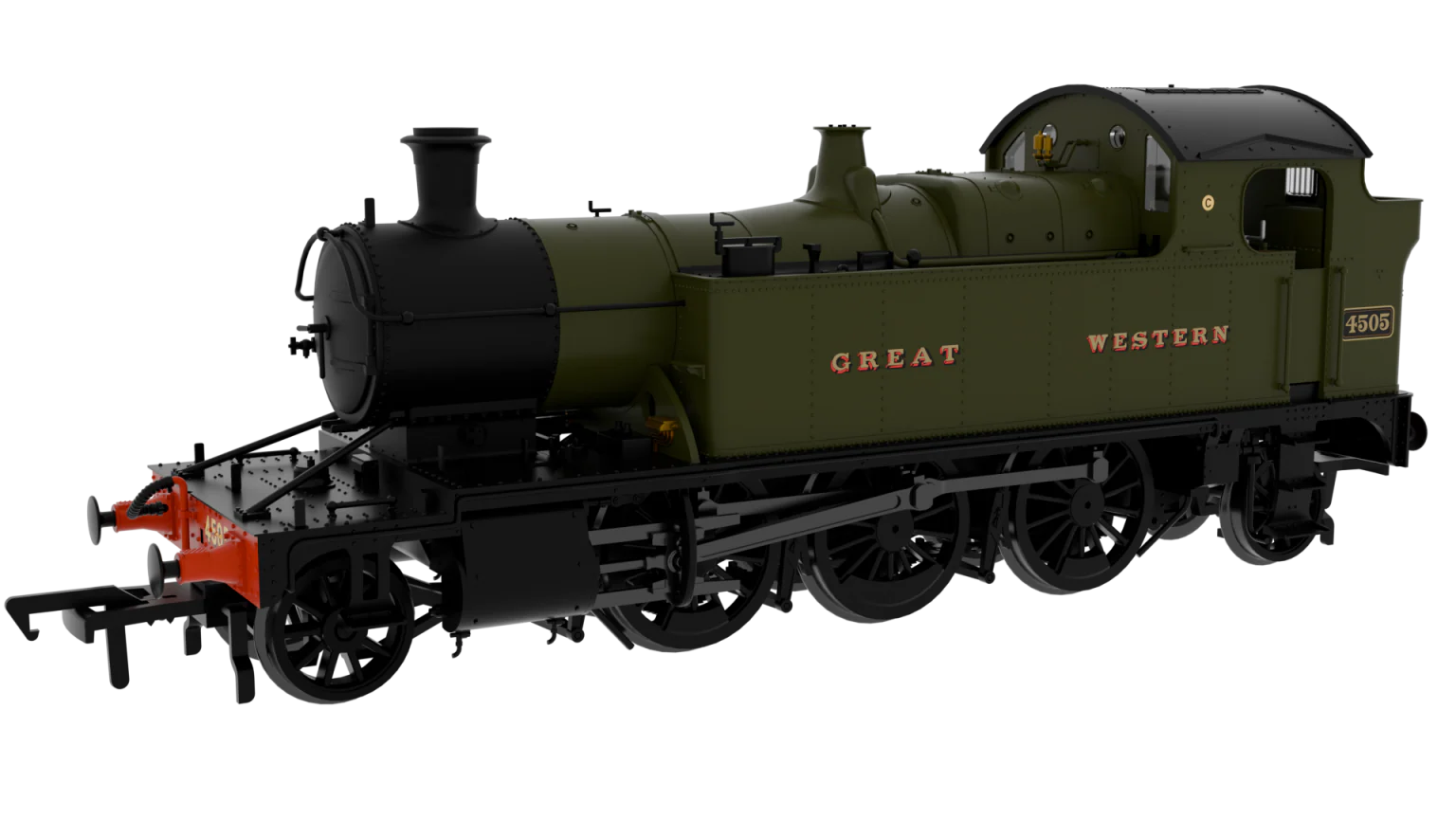 GWR 45xx No.4505 Great Western Green Steam Locomotive
