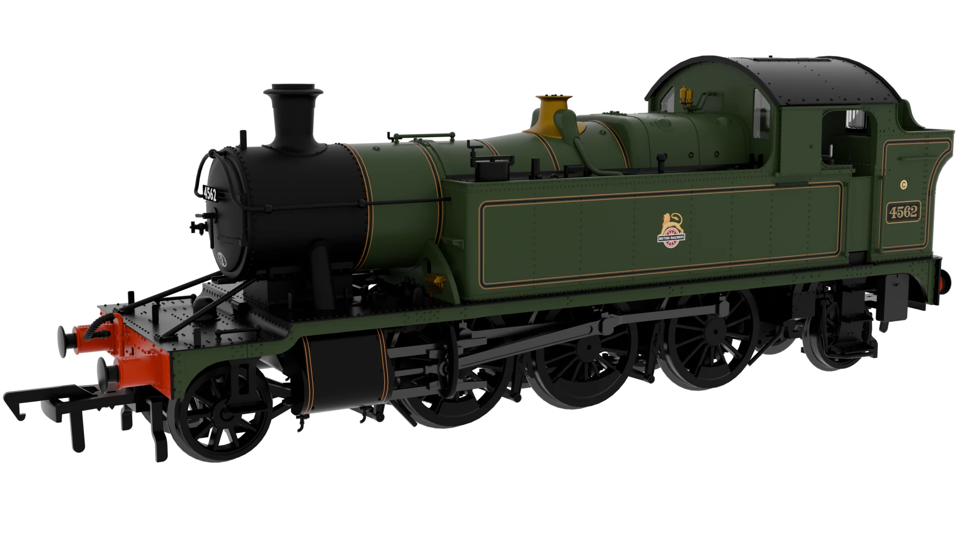 GWR 45xx No.4562 BR Early Crest Lined Green Steam Locomotive
