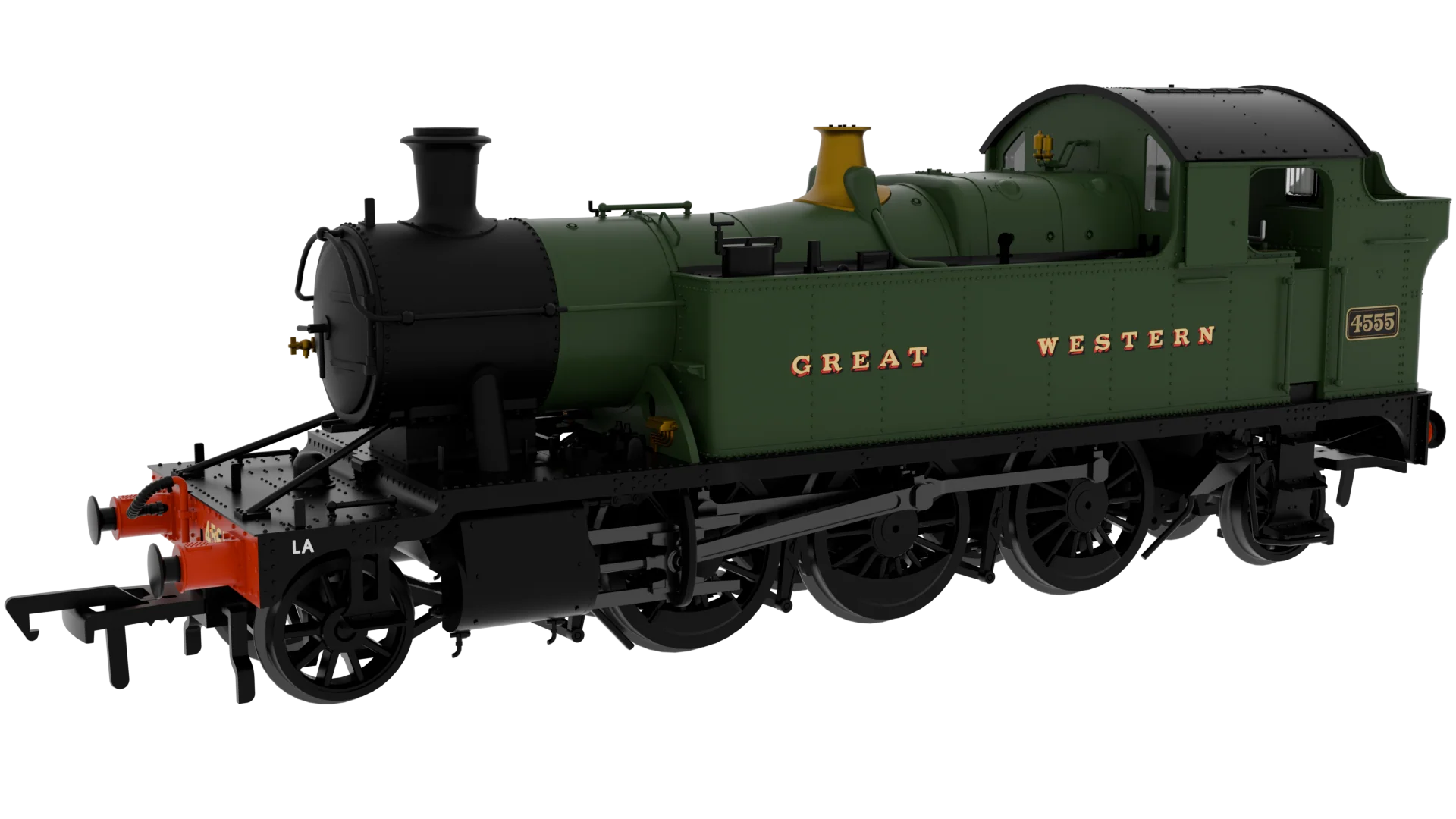 GWR 45xx No.4555 Great Western Green (Preserved 1960s Condition) Steam Locomotive - DCC Sound